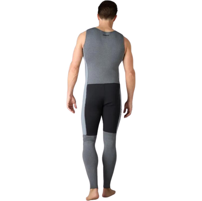 2024 Musto Mens Champ Long John Wetsuit 82414 - Dark Grey / Marle